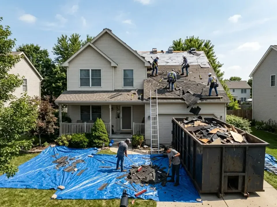roof-replacement-debris-remova-004 — frequently asked questions, Cheapest Dumpster Rentals in Herrin, IL